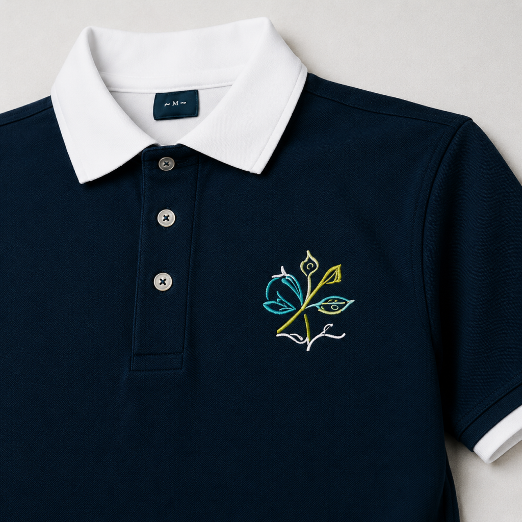 Broderie polo